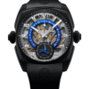 Cyrus Klepcys GMT Retrograde Black DLC Titanium Men's Watch