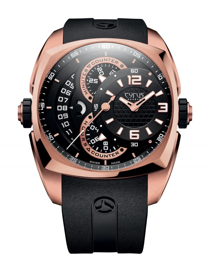 Cyrus Klepcys Chronograph 18K Rose Gold Men's Watch