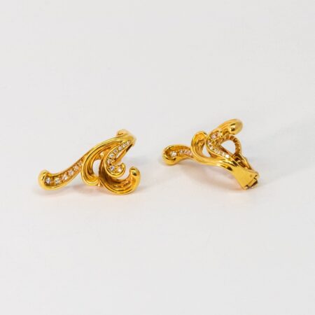 Carrera Y Carrera Origen 18K Yellow Gold and Diamonds Earring