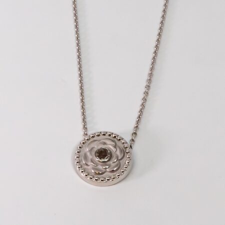 Carrera Y Carrera Mosaico 18K White Gold & Diamonds Pendant