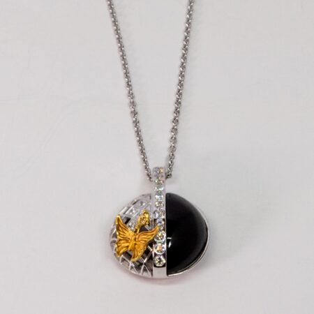 Carrera Y Carrera Prisma 18K White Gold with Diamonds Pendant