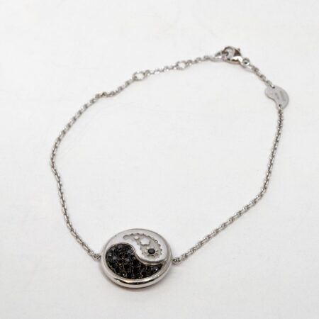 Carrera Y Carrera Aqua Reversible 18K White Gold & Diamonds Bracelet