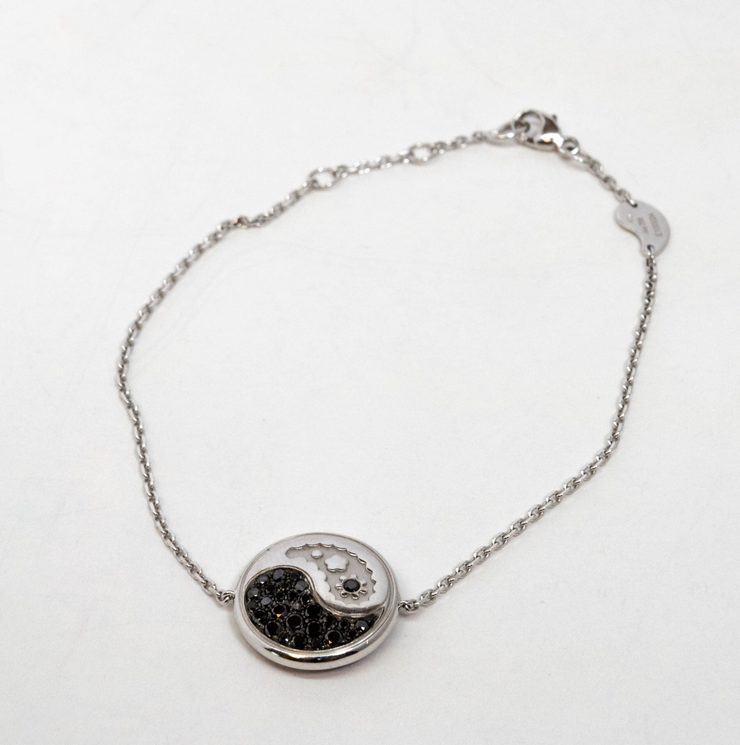 Carrera Y Carrera Aqua Reversible 18K White Gold & Diamonds Bracelet