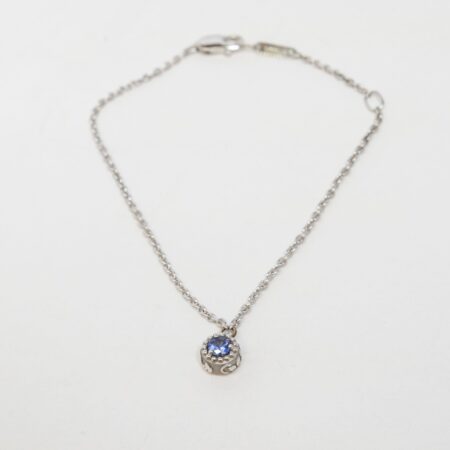 Carrera Y Carrera Emperatriz 18K White Gold & Blue Sapphire Bracelet