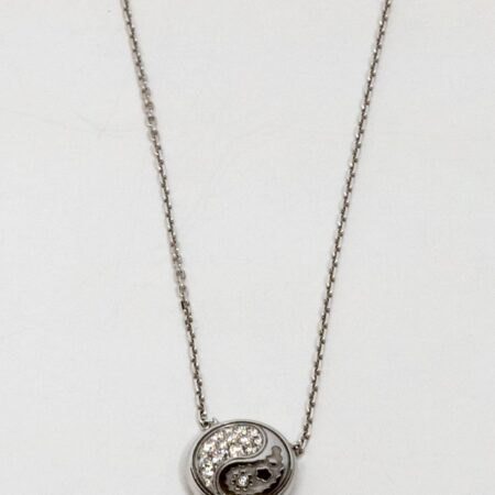 Carrera Y Carrera Aqua Reversible XS 18K White Gold & Diamonds Pendant
