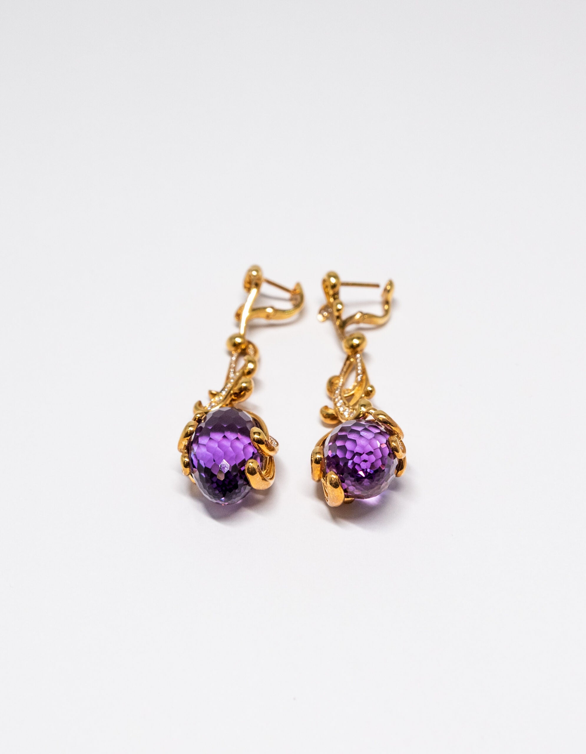 Carrera Y Carrera Origen 18K Yellow Gold and Diamonds Earring