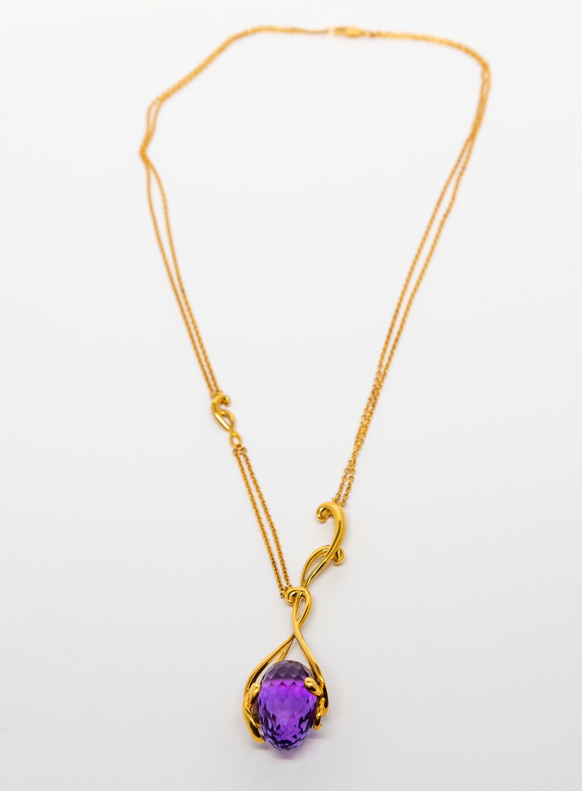 Carrera Y Carrera Origen 18K Yellow Gold & Amethyst Pendant