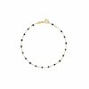 Gigi Clozeau Classic Yellow Gold Bracelet in Black