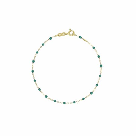 Gigi Clozeau Classic Yellow Gold Bracelet in Emerald