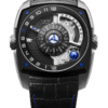 Cyrus Klepcys Moon 18K White Gold & Black DLC Titanium Men's Watch