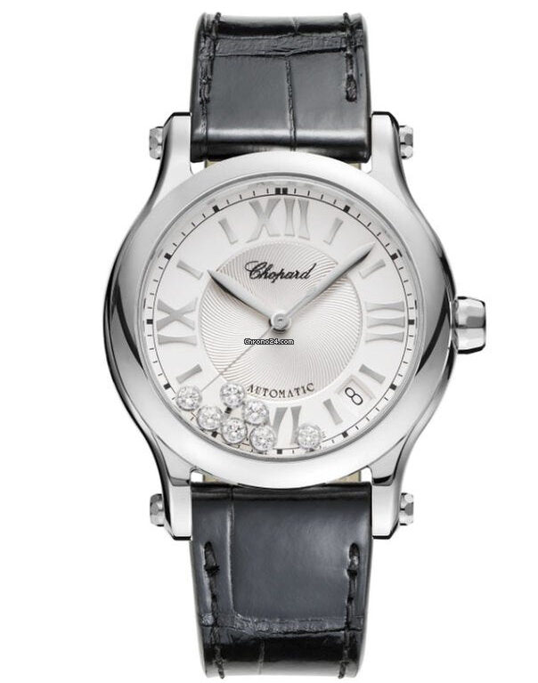 Chopard Happy Sport Stainless Steel & Diamonds Ladies Watch