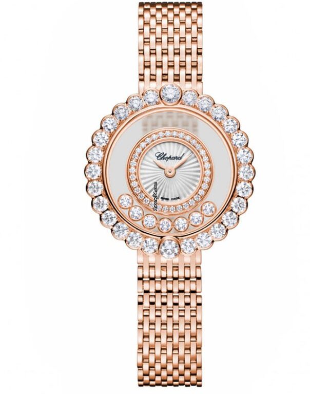 Chopard Happy Sport Icons 18K Rose Gold & Diamonds Ladies Watch