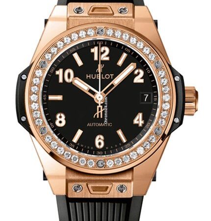 Hublot Big Bang 39mm One Click Gold Diamonds Automatic Watch
