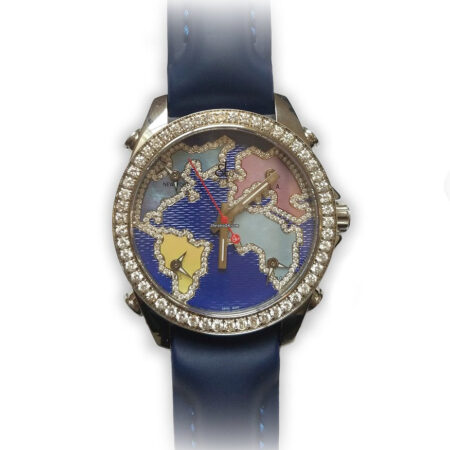 Jacob and Co Five Time Zone Stainless Steel Watch