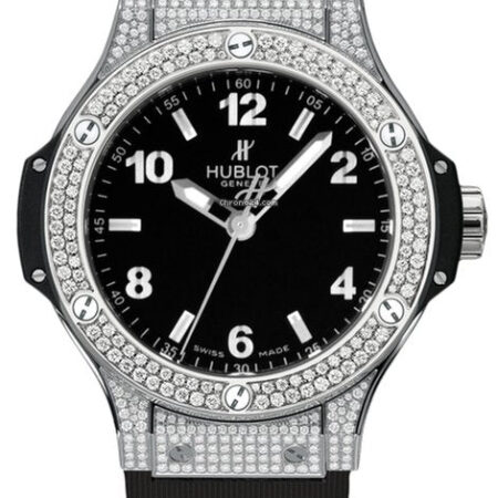 Hublot  Big Bang 38mm Stainless Steel Diamonds Ladies Watch