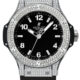 Hublot  Big Bang 38mm Stainless Steel Diamonds Ladies Watch