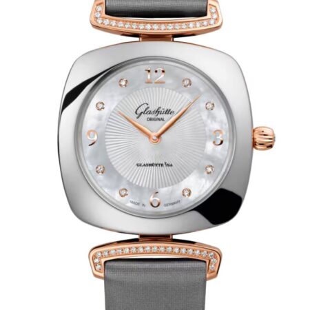 Glashutte Original Lady Collection Pavonia Stainless steel & Red Gold & Diamonds Lady's Watch