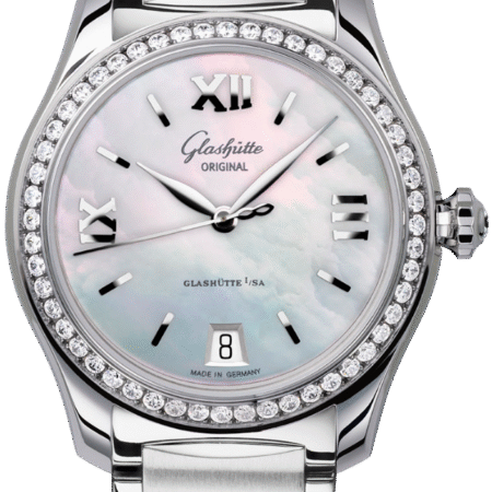 Glashutte Original Lady Collection Serenade Stainless steel & Diamonds Lady's Watch
