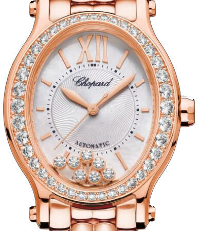 Chopard Happy Sport Oval Ethical Rose Gold  & Diamonds Ladies Watch