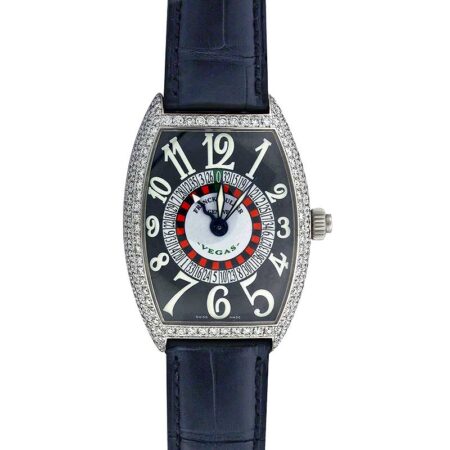 Franck Muller Casablanca 18kt White Gold Diamond Men's Watch