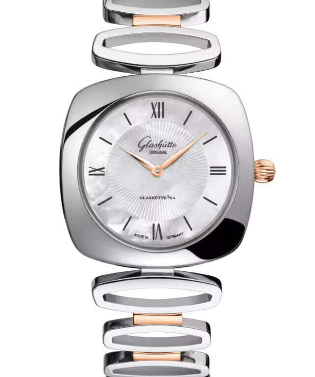 Glashutte Original Lady Collection Pavonia Stainless steel & Red Gold Lady's Watch