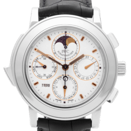 IWC Grande Complication Platin Minute Repeater Perpetual Calender Platinum Man's Watch