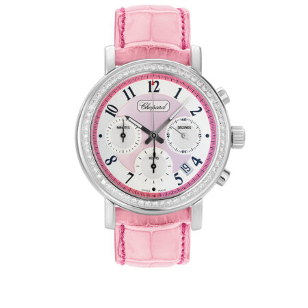 Chopard Elton John Chronograph Stainless steel & 18K White Gold & Diamonds Lady's Watch