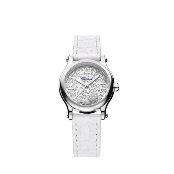 Chopard Happy Sport Stainlees steel & Diamonds HAPPY SNOWFLAKES Ladies Watch