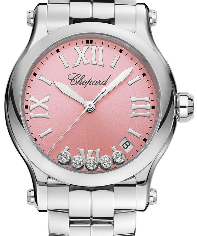 Chopard Happy Sport Stainless steel & Diamonds Lady's Watch