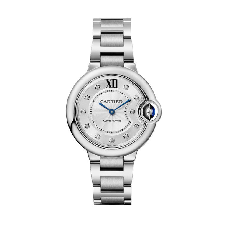 Cartier Ballon Bleu 33 mm Stainless steel & Diamonds Lady's Watch