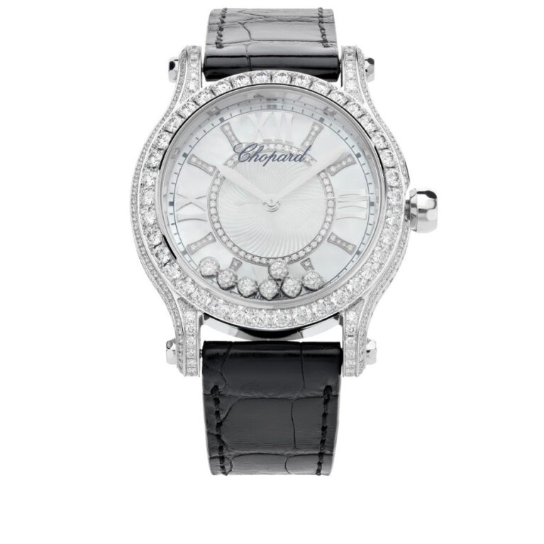 Chopard Happy Sport Ethical 18K White Gold & Diamonds Ladies Watch