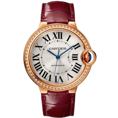 Cartier Ballon Bleu 36mm 18K Rose Gold & Diamond Lady's Watch
