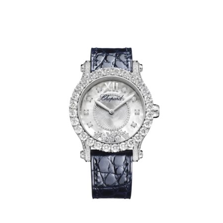 Chopard Happy Sport Joaillerie Ethical 18K White Gold & Diamonds Ladies Watch