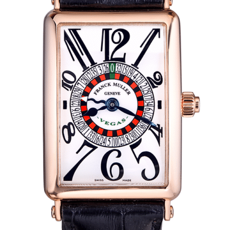 Franck Muller Long Island Vegas 18K Rose Gold Men's Watch