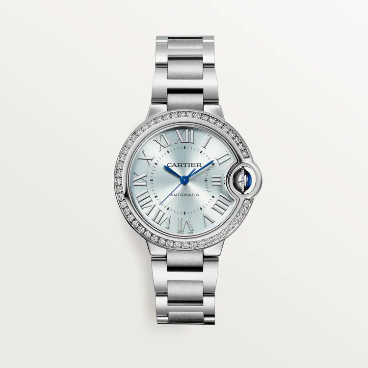 Cartier Ballon Bleu Diamond Stainless Steel Lady's Watch
