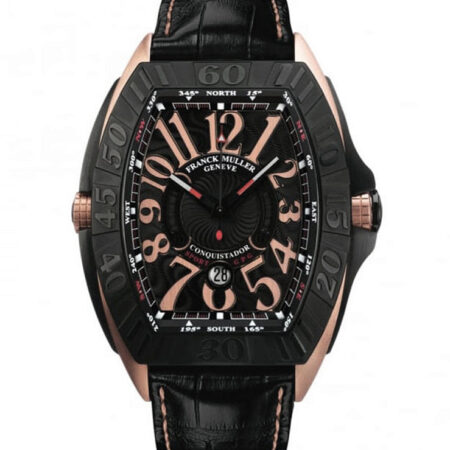Franck Muller Conquistador Grand PRIX  Carbon & 18K Rose Gold Men's Watch