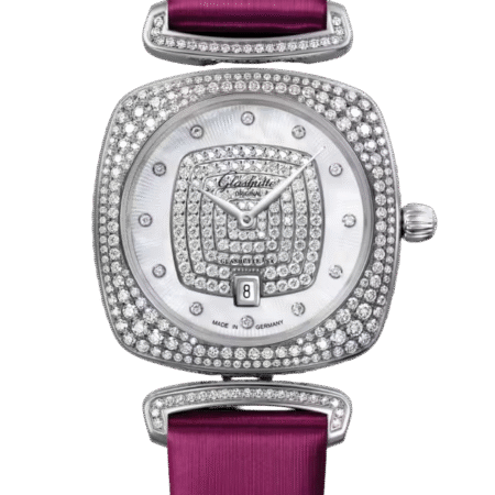 Glashutte Original Lady Collection Pavonia Date 18K White Gold & Diamonds Lady's Watch