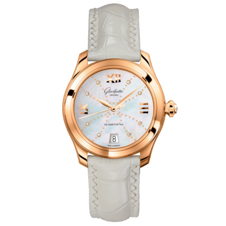 Glashutte Original Lady Collection Serenade 18K Rose Gold Lady's Watch