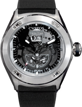 CVSTOS Challenge-R Twin-Time Stainless steel Men's Watch