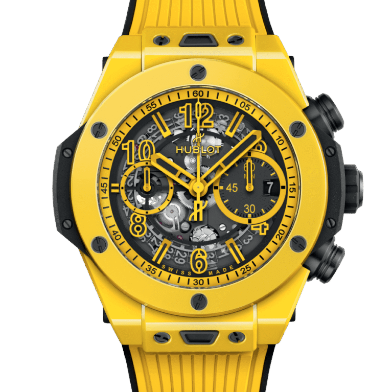 Hublot Big Bang Unico Yellow Magic Chronograph Polished Yellow Ceramic Men's Watch