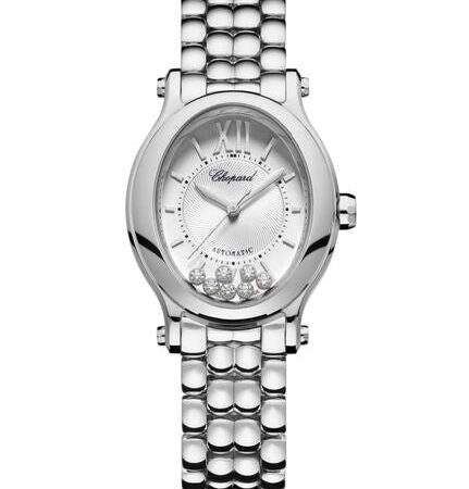 Chopard Happy Sport Oval Stainless Steel & Diamonds Ladies Watch