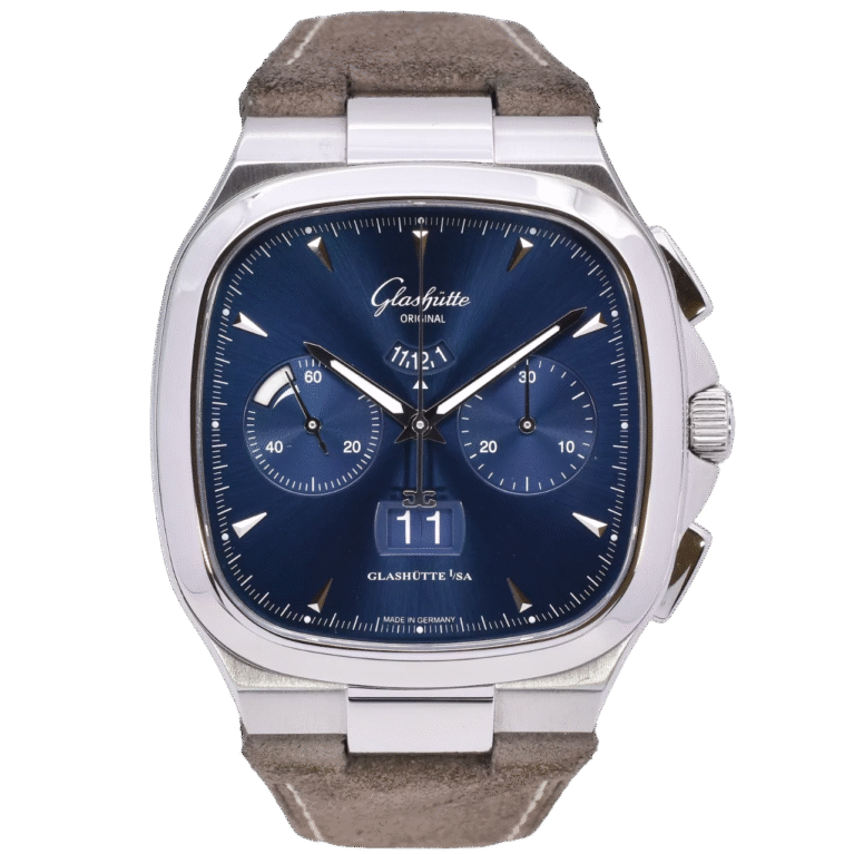 Glashutte Original Vintage Seventies Chronograph Panorama Date Stainless steel Men's Watch