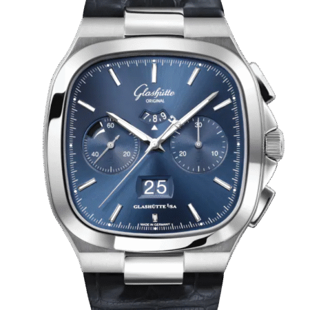 Glashutte Original Vintage Seventies Chronograph Panorama Date Stainless steel Men's Watch