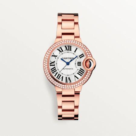 Cartier Ballon Bleu 18K Rose Gold & Diamonds Lady's Watch