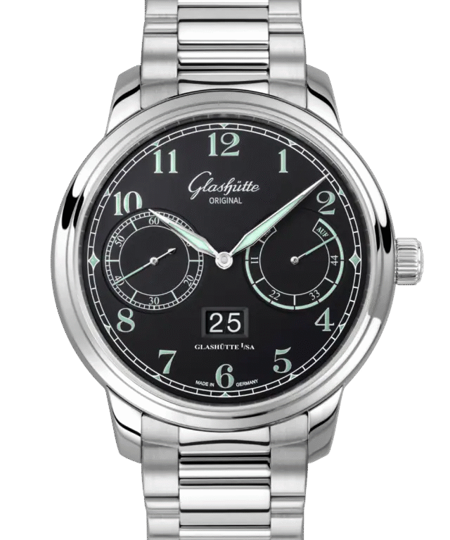 Glashutte Original Senator Observer Stainless steel Men's Watch