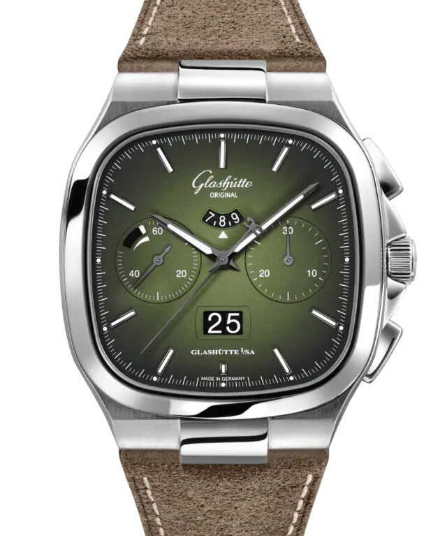 Glashutte Original Vintage Seventies Chronograph Panorama Date Stainless steel Men's Watch