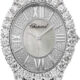 Chopard L’Heure Du Diamant Oval 18K White Gold & Diamonds Ladies Watch