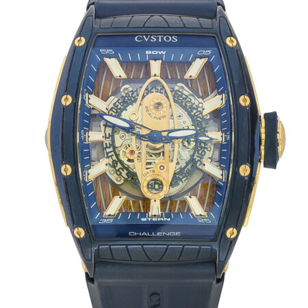 Cvstos Challenge Sea-Liner Blue PVD Stainless Steel & 18K Rose Gold Man's Watch