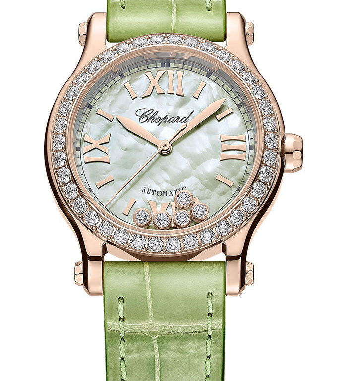 Chopard Happy Sport 18K Rose Gold & Diamonds Lady's Watch