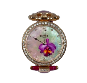 Bovet Amadeo Fleurier 39mm "Orchid" Ladies Watch in 18K Red Gold